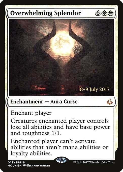 Overwhelming Splendor (19s) [Hour of Devastation Promos]