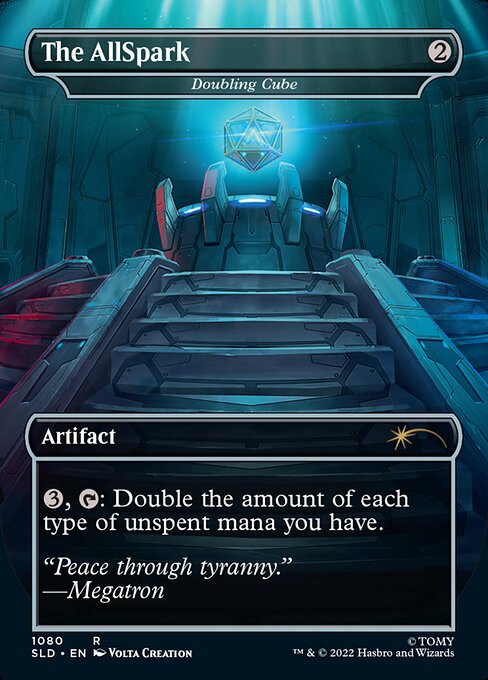 Doubling Cube // Doubling Cube (1080) [Secret Lair Drop] [Borderless] Reverse