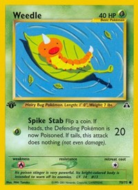 Weedle (70/75) [Neo Discovery (Unlimited)]