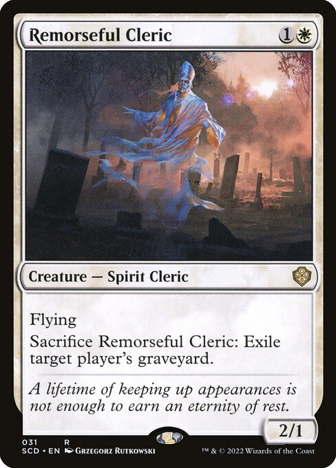 Remorseful Cleric (31) [Starter Commander Decks]