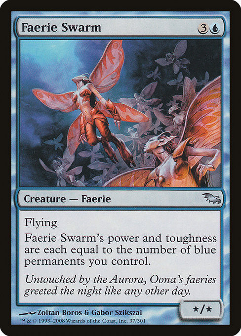Faerie Swarm (37) [Shadowmoor]