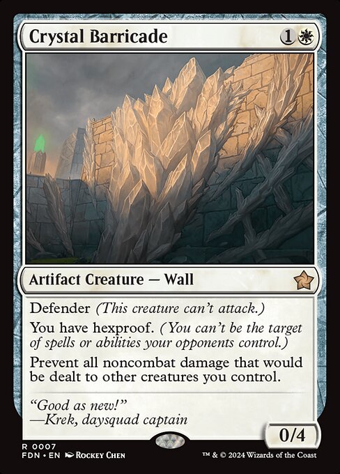 Crystal Barricade (7) [Foundations]