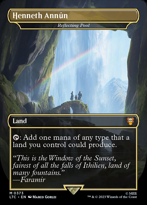 Reflecting Pool (373) [Tales of Middle-earth Commander] [Borderless]