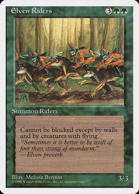 Elven Riders (242) [Fourth Edition]