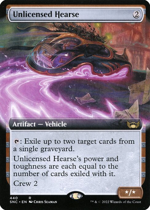 Unlicensed Hearse (440) [Streets of New Capenna] [Extended Art]