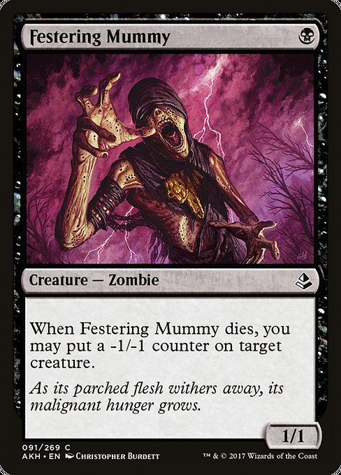 Festering Mummy (91) [Amonkhet]