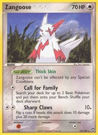 Zangoose (25/108) [Power Keepers]