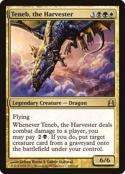 Teneb, the Harvester (230) [Commander 2011]
