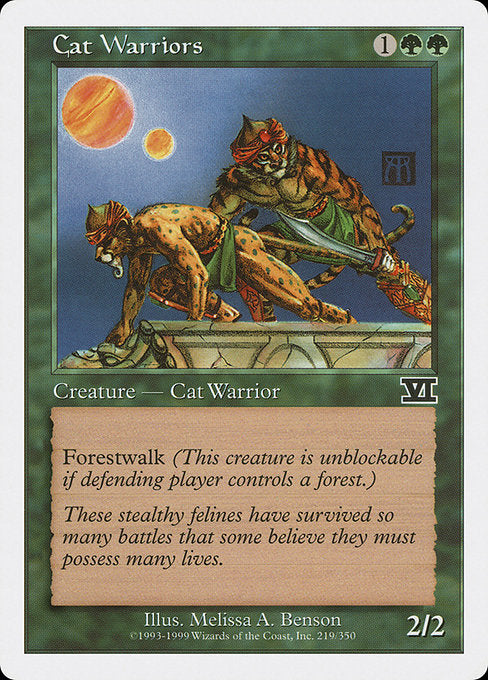 Cat Warriors (219) [Classic Sixth Edition]