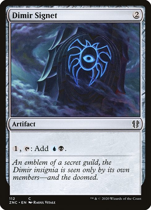 Dimir Signet (112) [Zendikar Rising Commander]