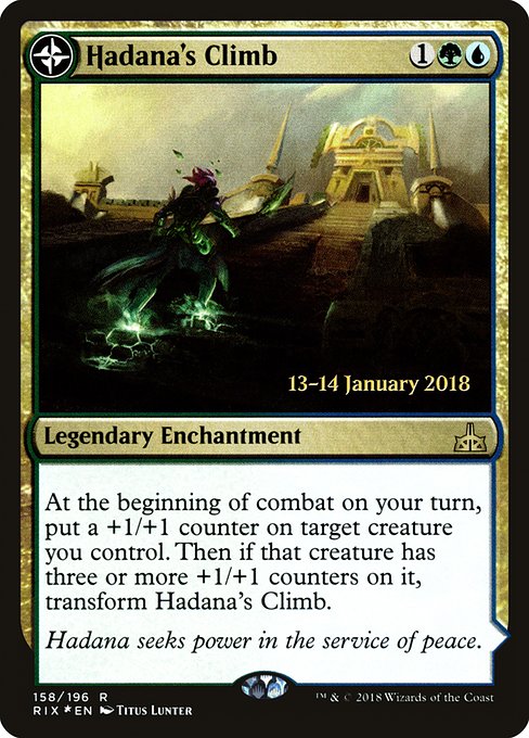 Hadana's Climb // Winged Temple of Orazca (158s) [Rivals of Ixalan Promos]