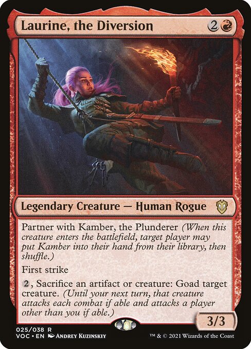Laurine, the Diversion (25) [Crimson Vow Commander]