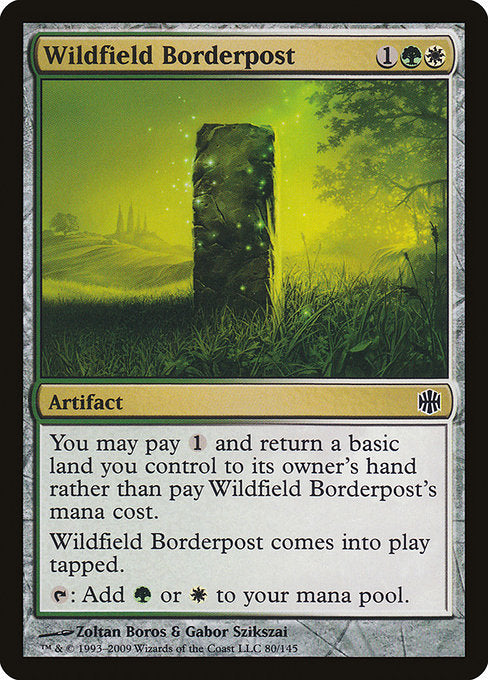 Wildfield Borderpost (80) [Alara Reborn]