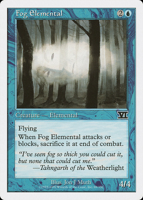 Fog Elemental (69) [Classic Sixth Edition]