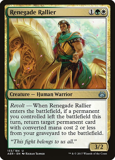 Renegade Rallier (133) [Aether Revolt]