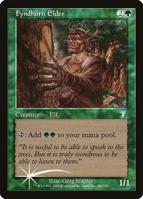 Fyndhorn Elder (246★) [Seventh Edition]