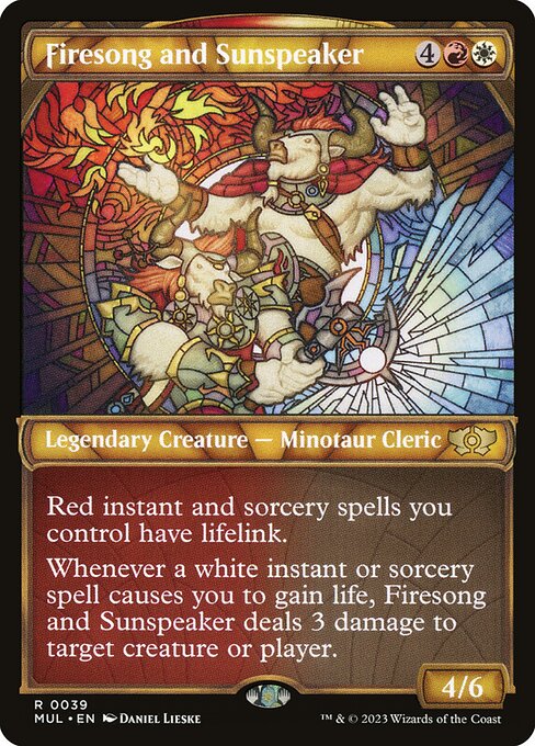Firesong and Sunspeaker (39) [Multiverse Legends] [Showcase]
