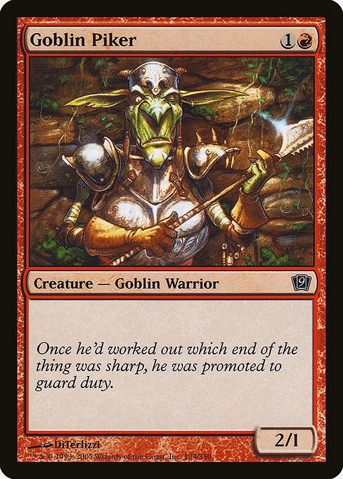 Goblin Piker (194★) [Ninth Edition]