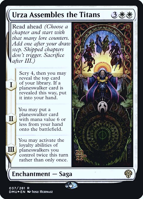 Urza Assembles the Titans (37s) [Dominaria United Promos]