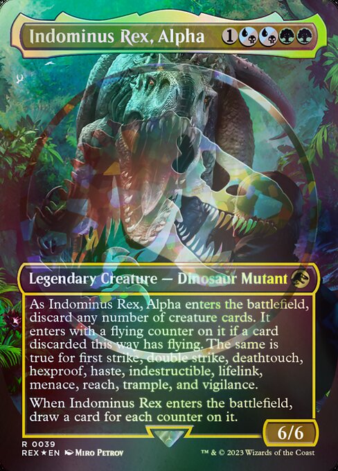 Indominus Rex, Alpha (39) [Jurassic World Collection] [Borderless]