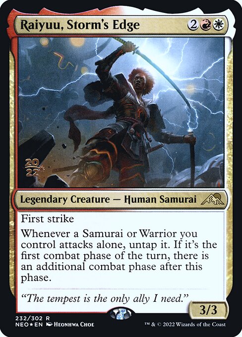 Raiyuu, Storm's Edge (232s) [Kamigawa: Neon Dynasty Promos]