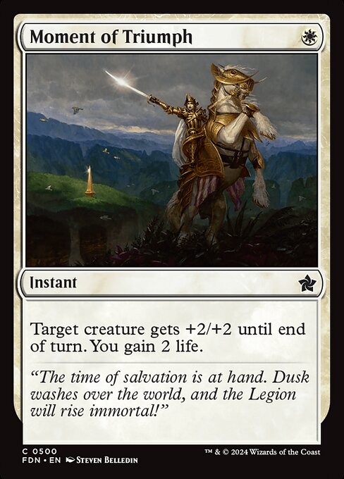 Moment of Triumph (500) [Foundations]