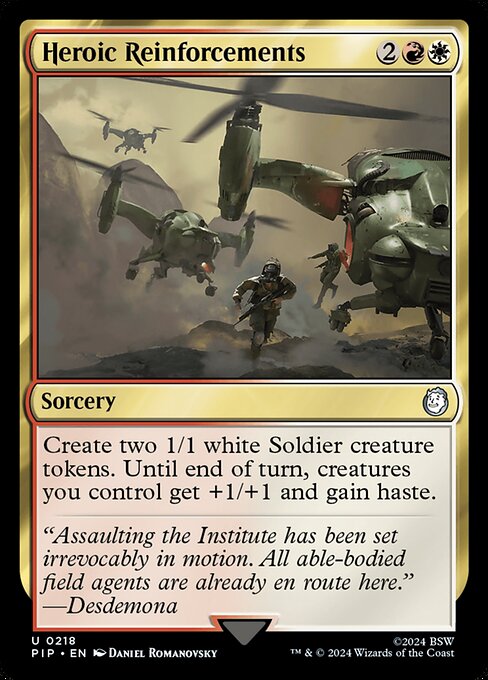 Heroic Reinforcements (218) [Fallout]
