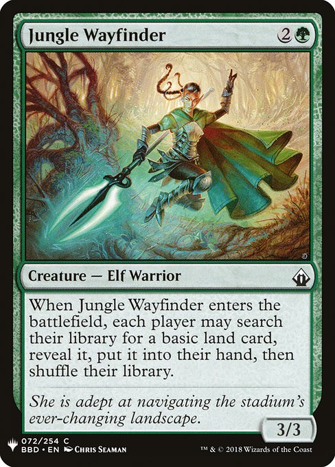 Jungle Wayfinder (BBD-72) [The List]