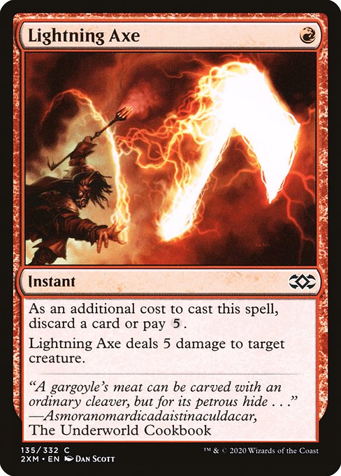 Lightning Axe (135) [Double Masters]