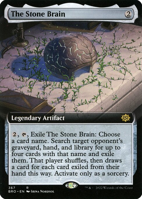 The Stone Brain (367) [The Brothers' War] [Extended Art]