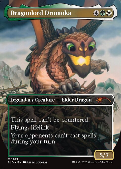 Dragonlord Dromoka // Dragonlord Dromoka (1971) [Secret Lair Drop] Reverse