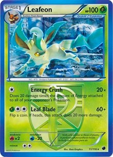 Leafeon - 11/116 (BW Plasma Freeze) (011/116) [Deck Exclusives]