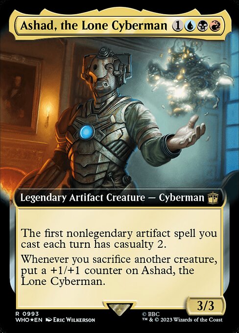 Ashad, the Lone Cyberman (993) [Doctor Who] [Extended Art]