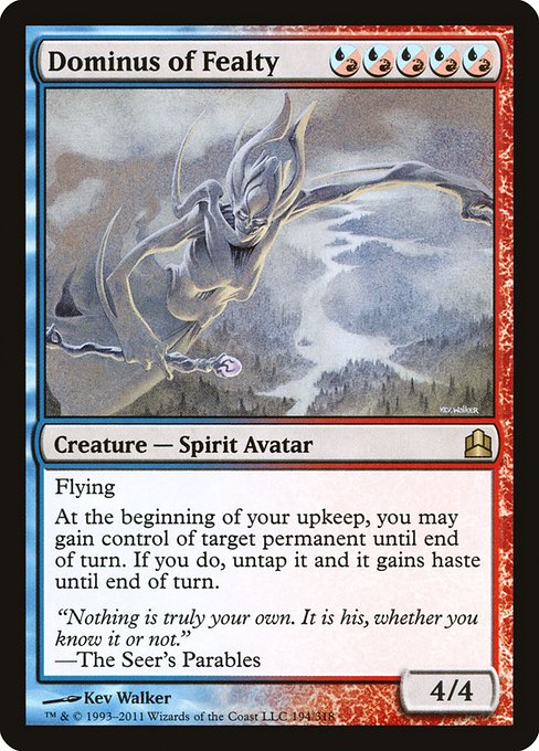 Dominus of Fealty (194) [Commander 2011]