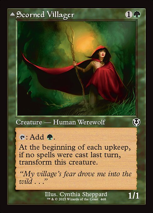 Scorned Villager // Moonscarred Werewolf (468) [Innistrad Remastered]