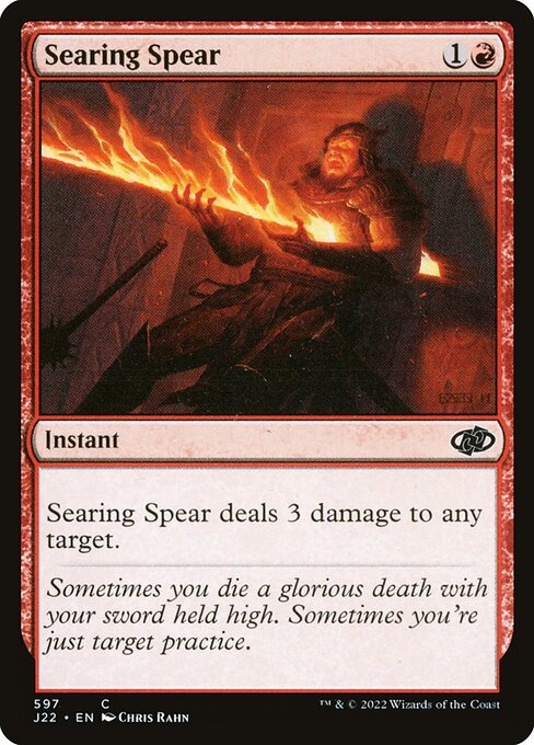 Searing Spear (597) [Jumpstart 2022]