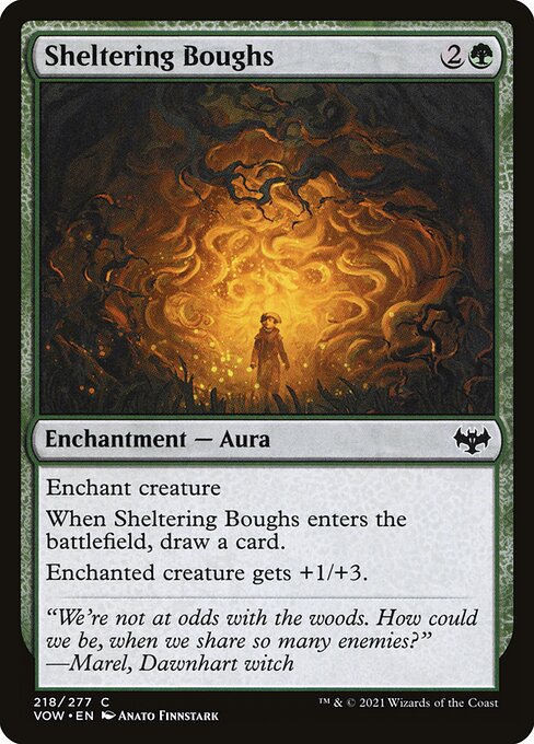 Sheltering Boughs (218) [Innistrad: Crimson Vow]