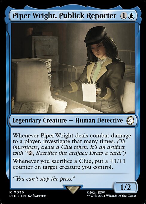 Piper Wright, Publick Reporter (36) [Fallout]