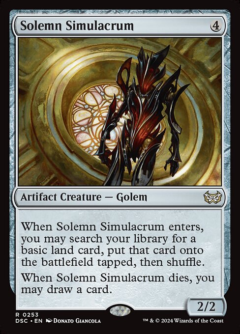 Solemn Simulacrum (253) [Duskmourn: House of Horror Commander]