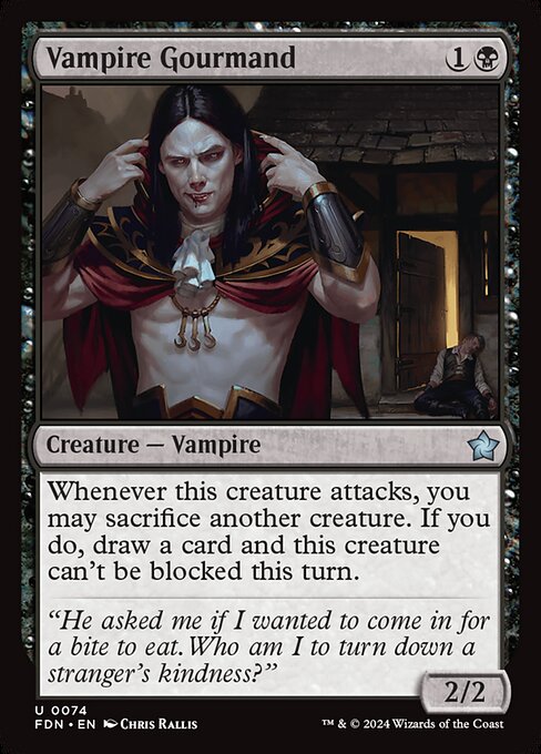 Vampire Gourmand (74) [Foundations]