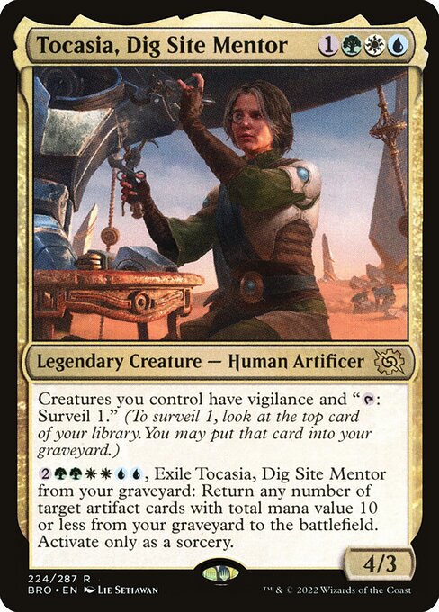 Tocasia, Dig Site Mentor (224) [The Brothers' War]