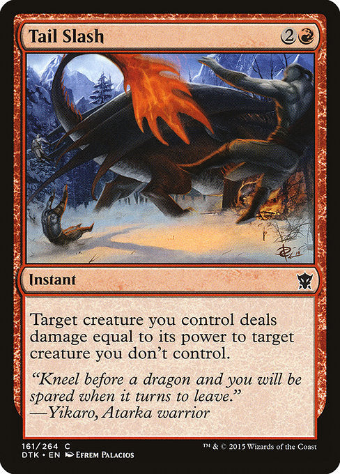 Tail Slash (161) [Dragons of Tarkir]
