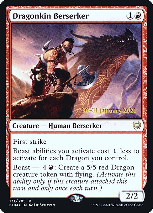 Dragonkin Berserker (131s) [Kaldheim Promos]