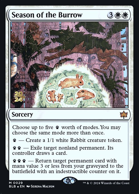 Season of the Burrow (29s) [Bloomburrow Promos]