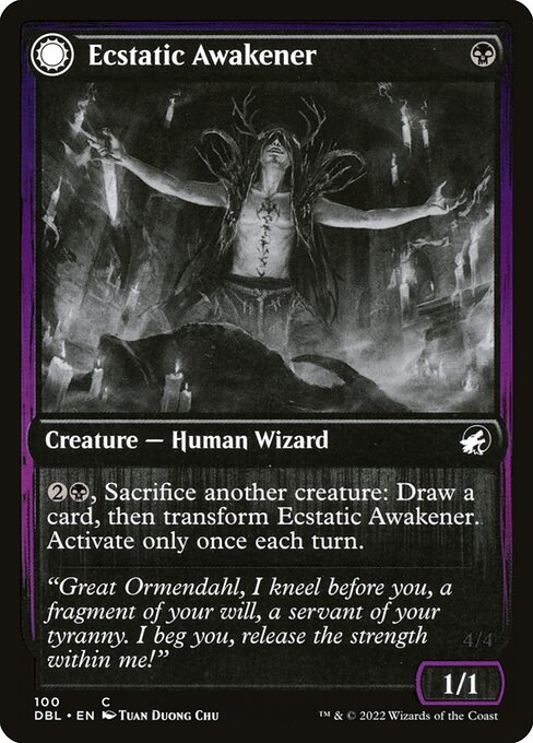 Ecstatic Awakener // Awoken Demon (100) [Innistrad: Double Feature]