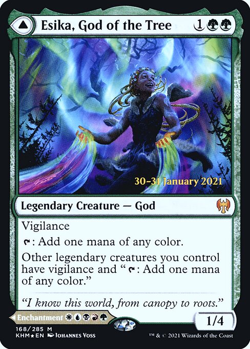 Esika, God of the Tree // The Prismatic Bridge (168s) [Kaldheim Promos]