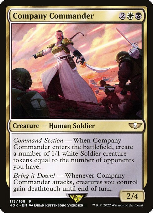 Company Commander (113) [Warhammer 40,000 Commander]