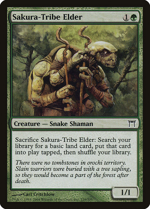 Sakura-Tribe Elder (239) [Champions of Kamigawa]