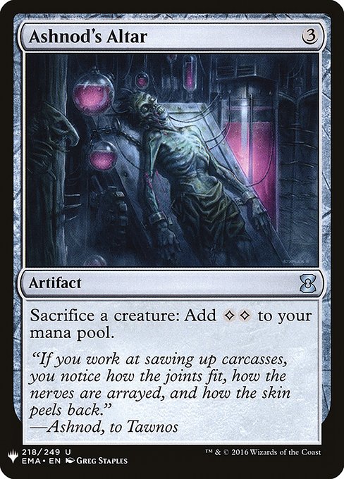 Ashnod's Altar (EMA-218) [The List]