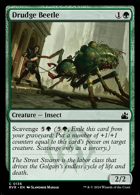 Drudge Beetle (136) [Ravnica Remastered]